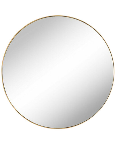Круглое зеркало в золотой раме D800